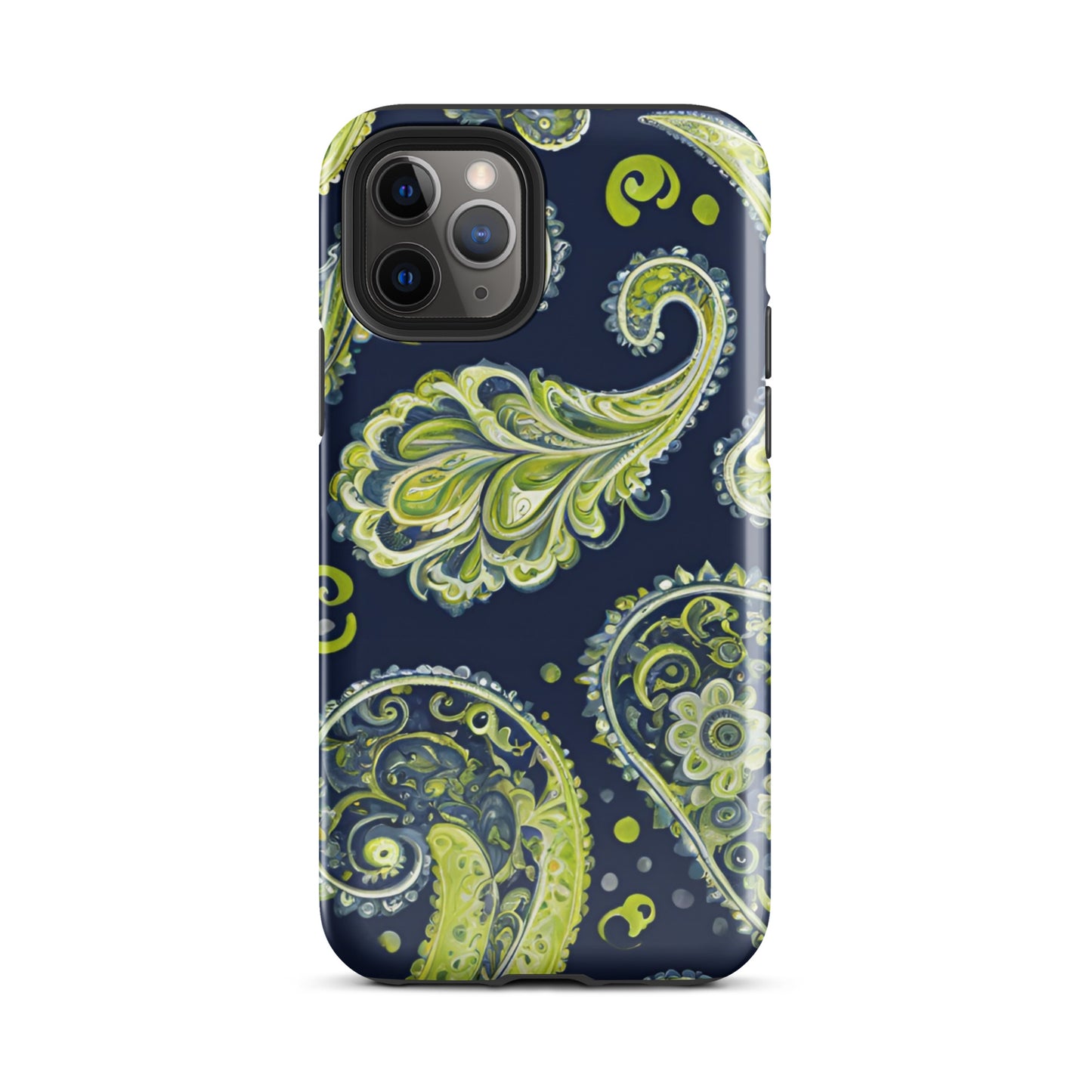 AI Generated Paisley Print Tough Case for iPhone®