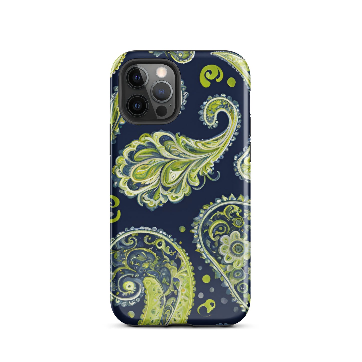 AI Generated Paisley Print Tough Case for iPhone®