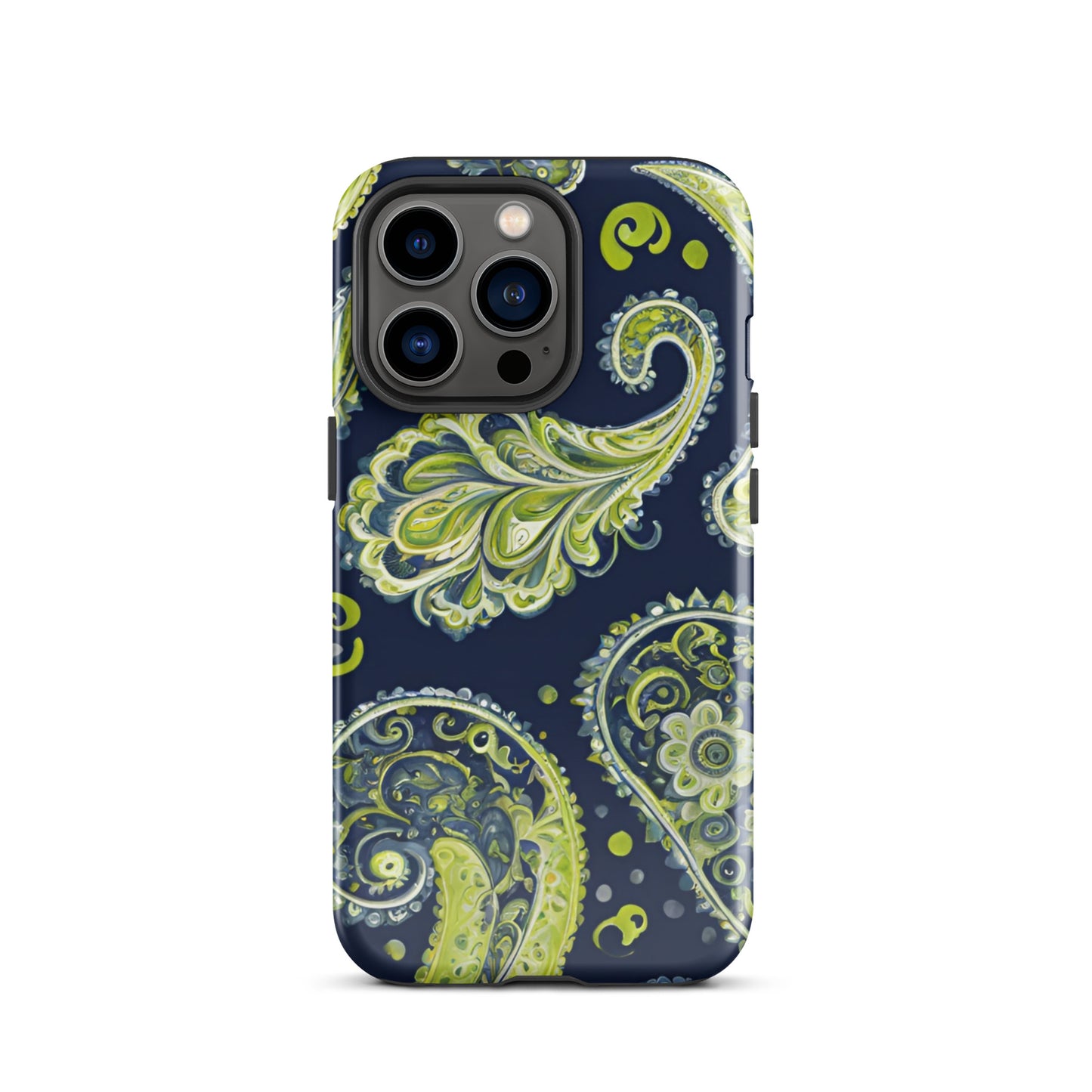 AI Generated Paisley Print Tough Case for iPhone®