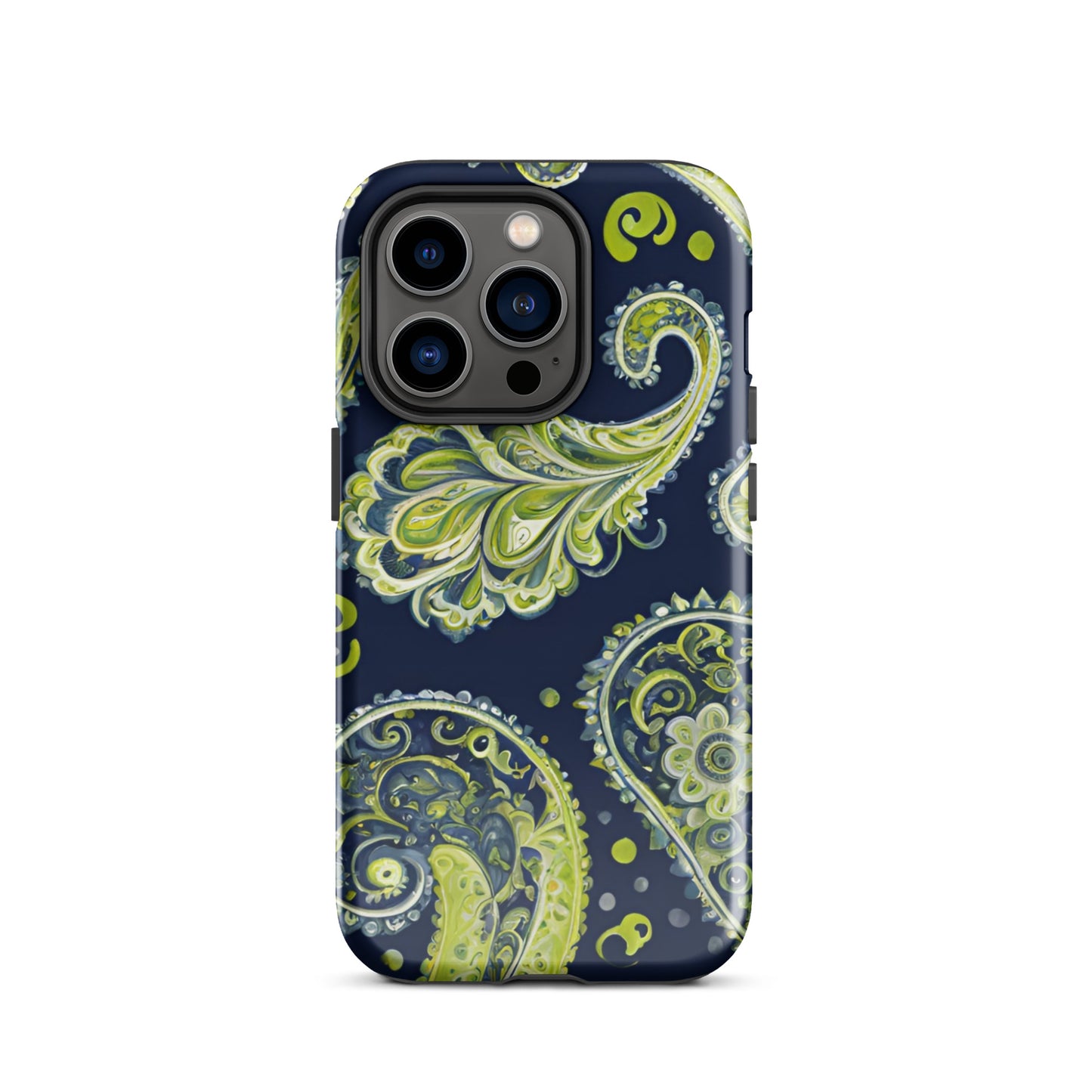 AI Generated Paisley Print Tough Case for iPhone®