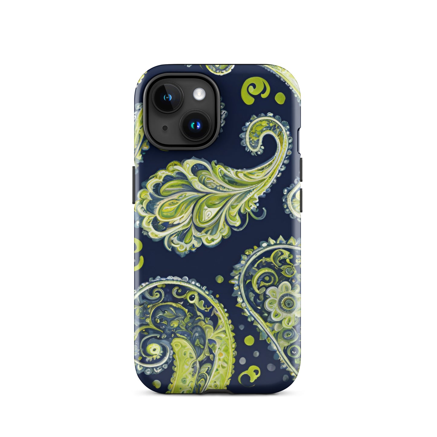 AI Generated Paisley Print Tough Case for iPhone®