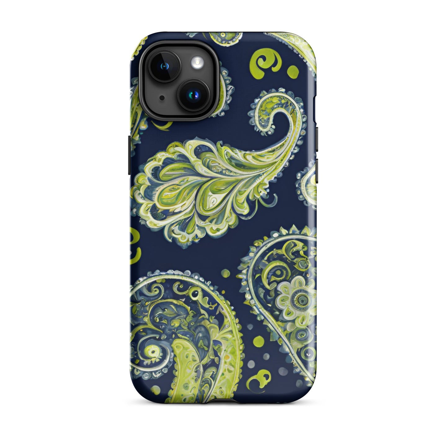 AI Generated Paisley Print Tough Case for iPhone®