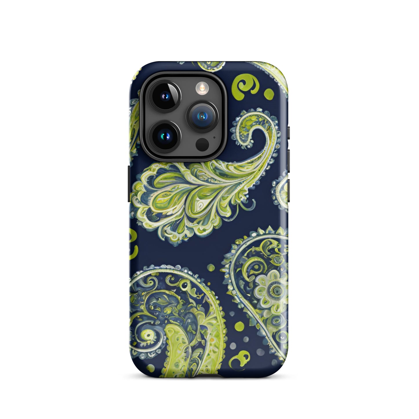 AI Generated Paisley Print Tough Case for iPhone®