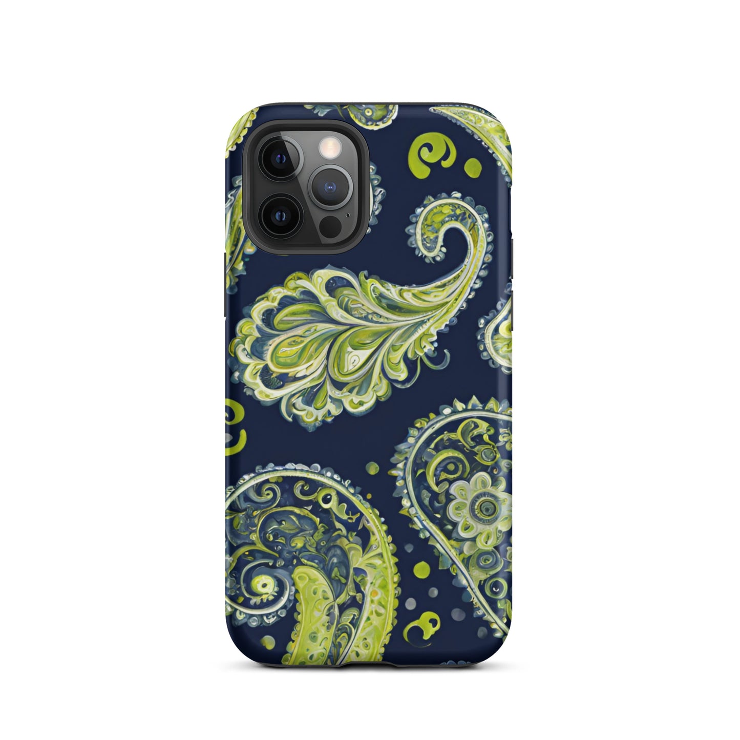 AI Generated Paisley Print Tough Case for iPhone®