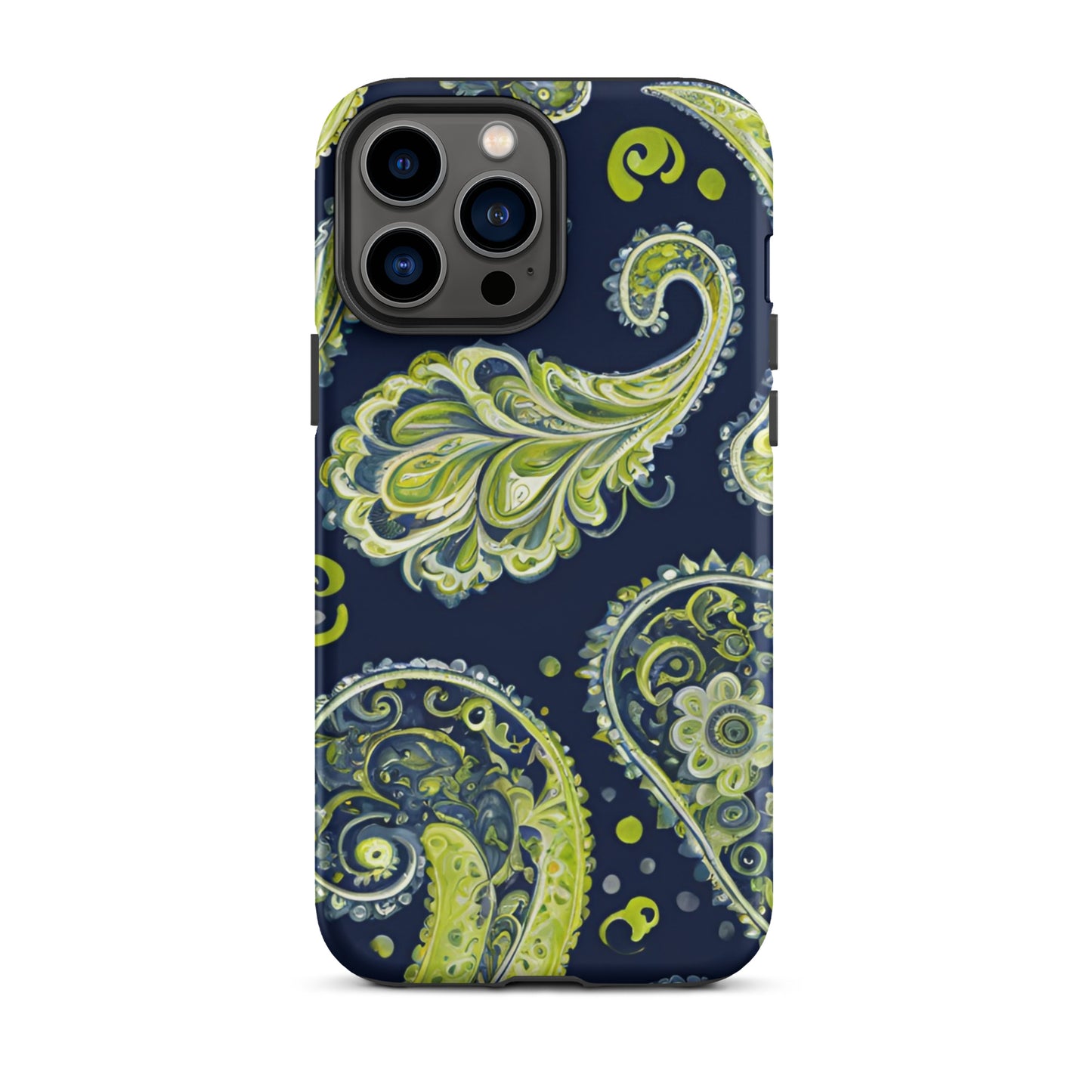 AI Generated Paisley Print Tough Case for iPhone®