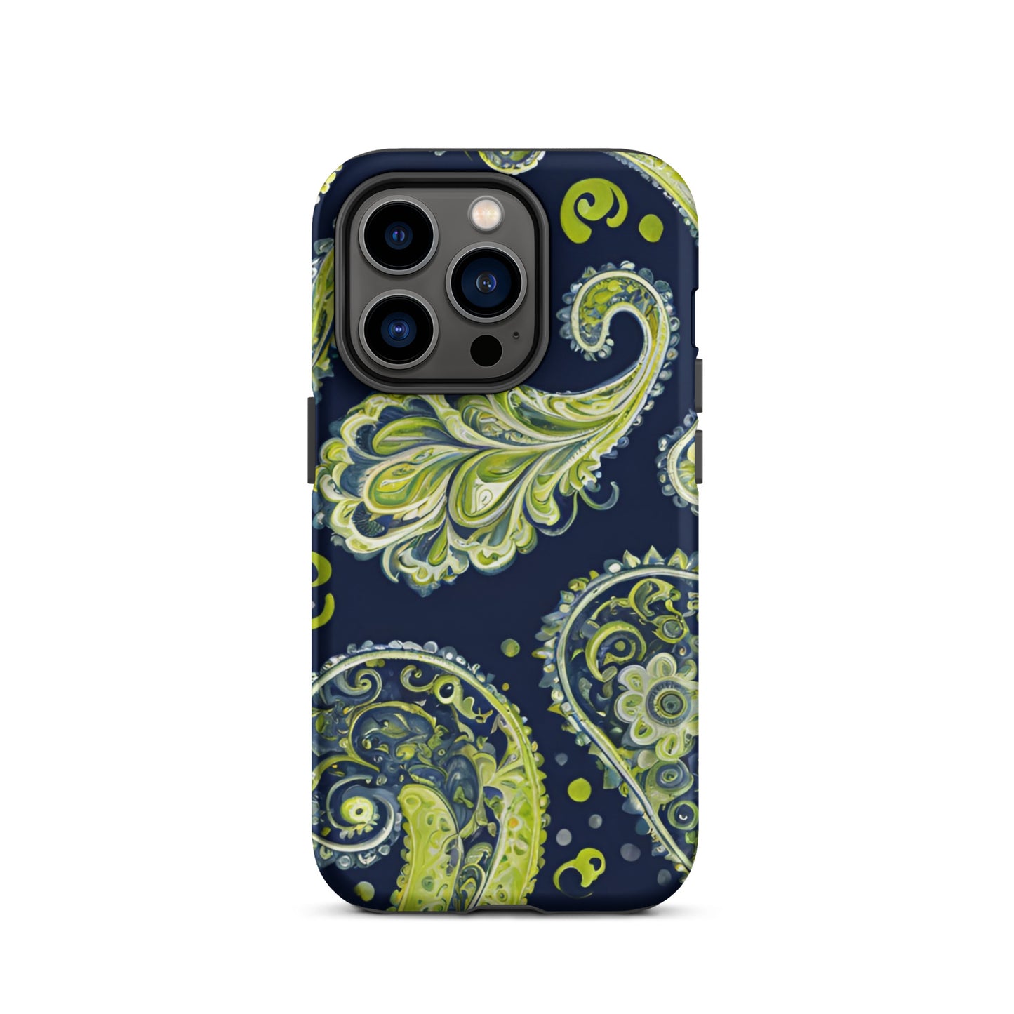 AI Generated Paisley Print Tough Case for iPhone®