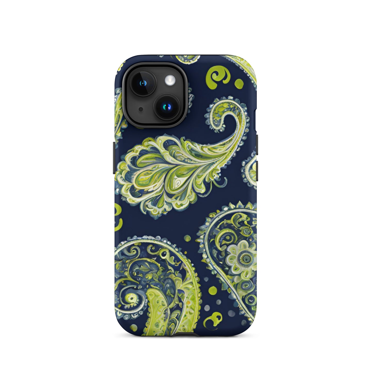 AI Generated Paisley Print Tough Case for iPhone®