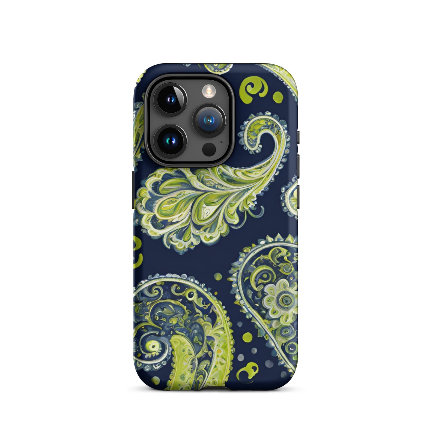 AI Generated Paisley Print Tough Case for iPhone®