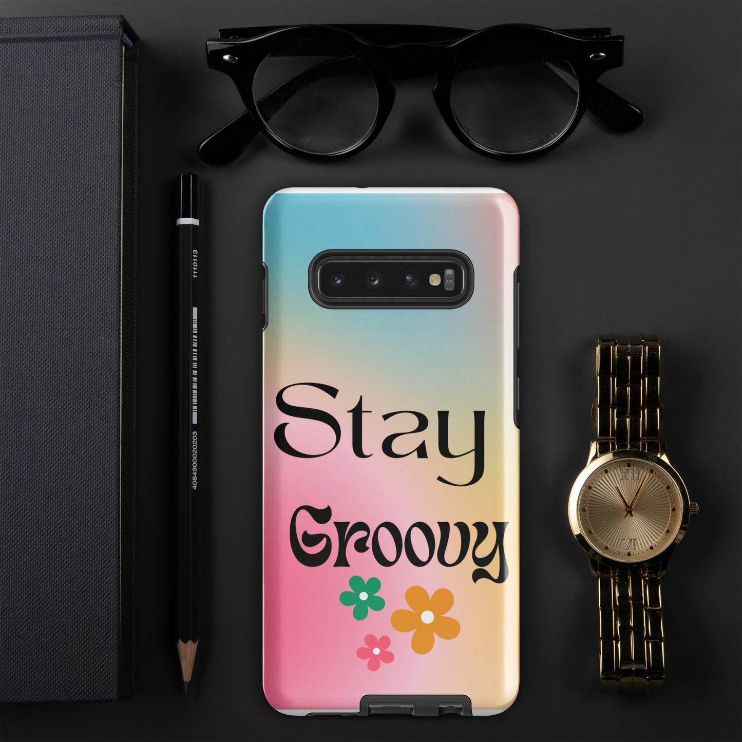 Stay Groovy Tough case for Samsung®