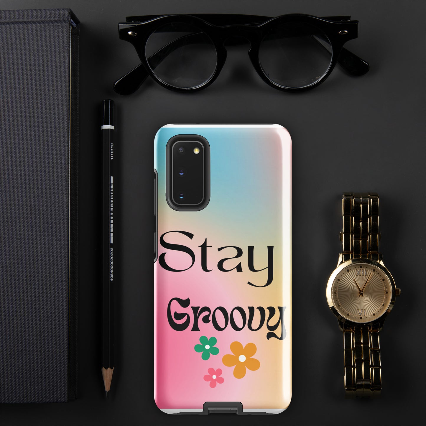 Stay Groovy Tough case for Samsung®