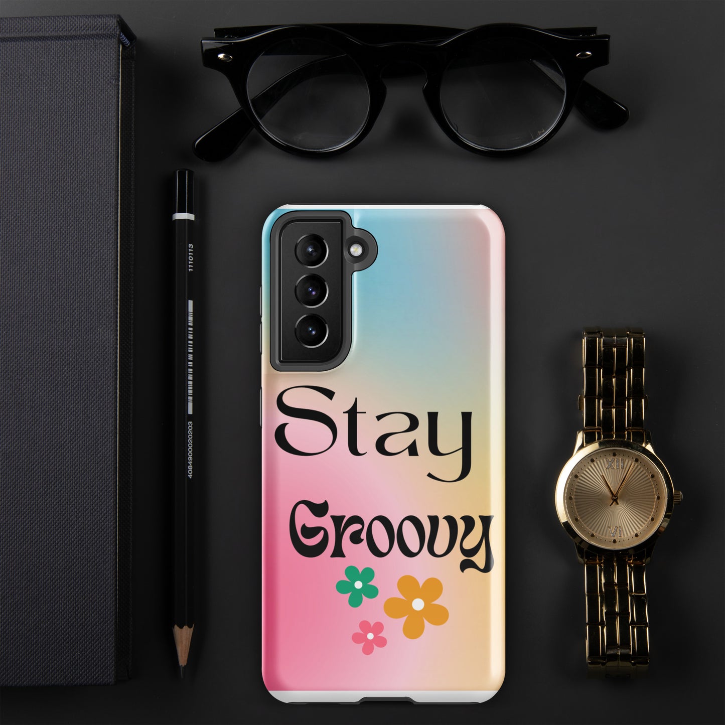 Stay Groovy Tough case for Samsung®
