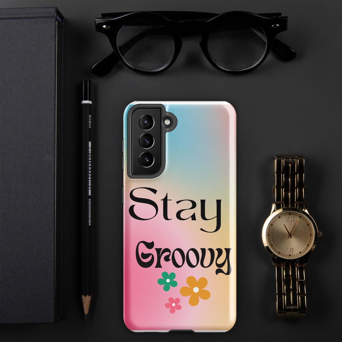 Stay Groovy Tough case for Samsung®