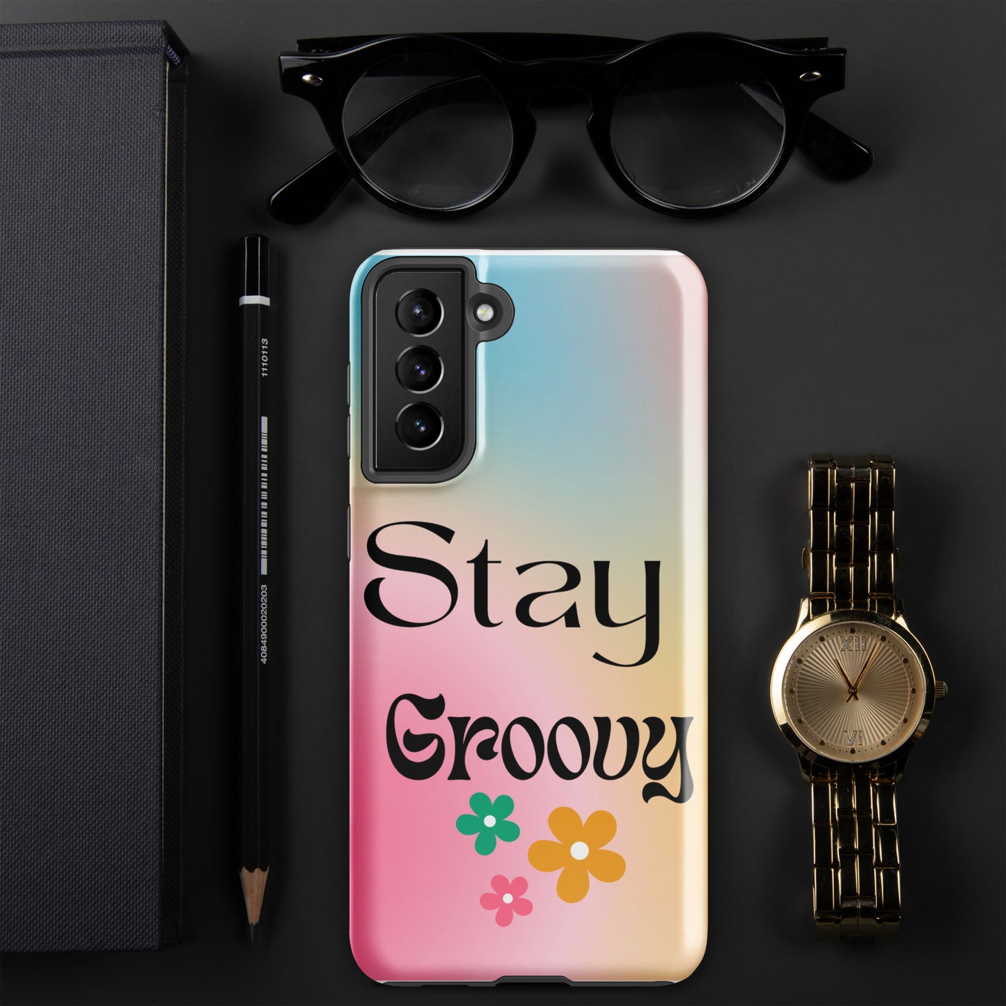 Stay Groovy Tough case for Samsung®