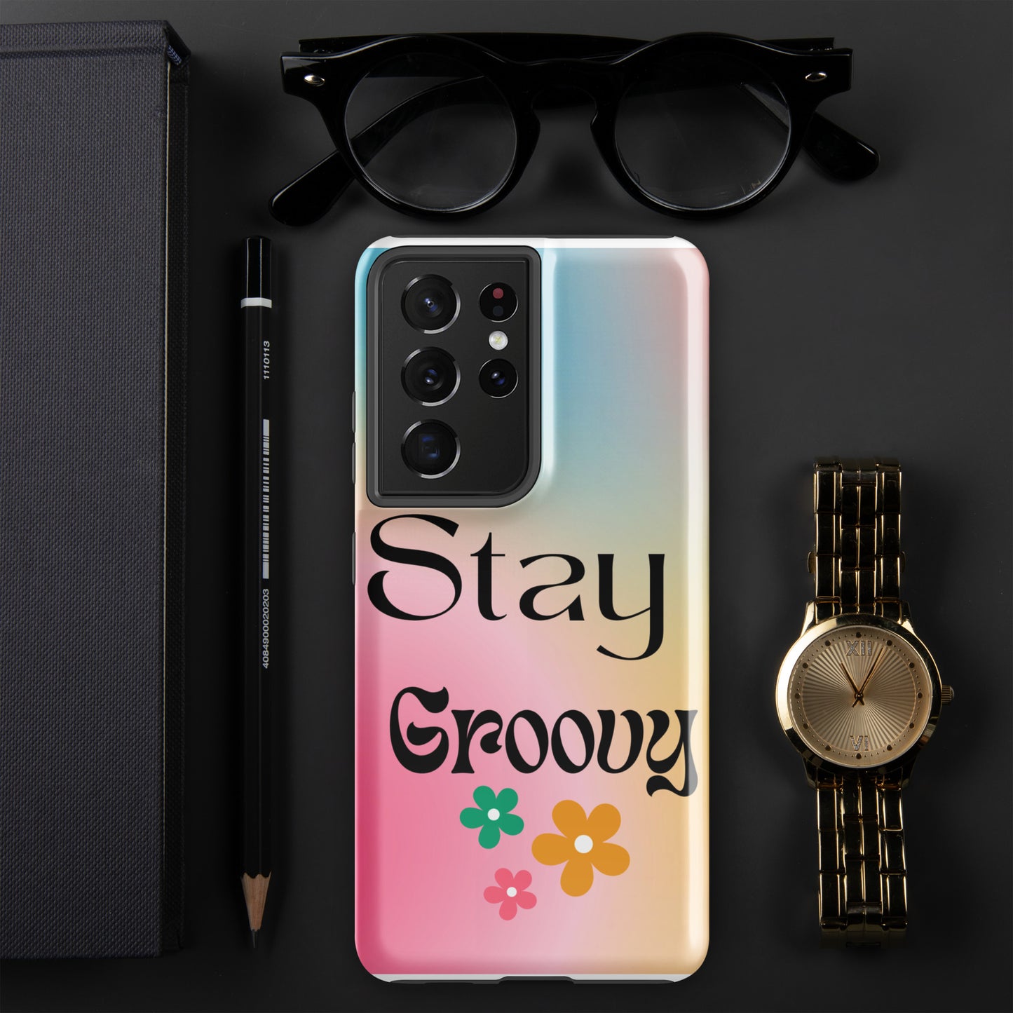 Stay Groovy Tough case for Samsung®