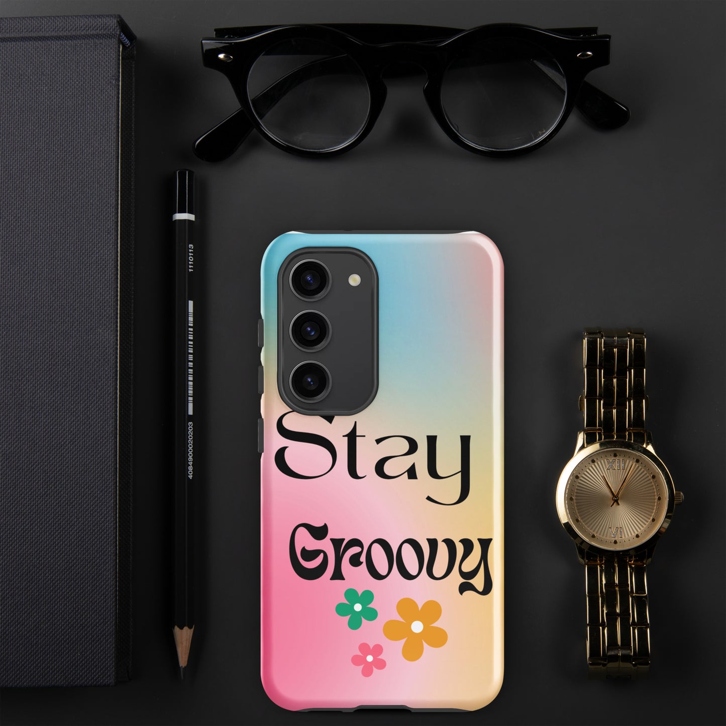 Stay Groovy Tough case for Samsung®