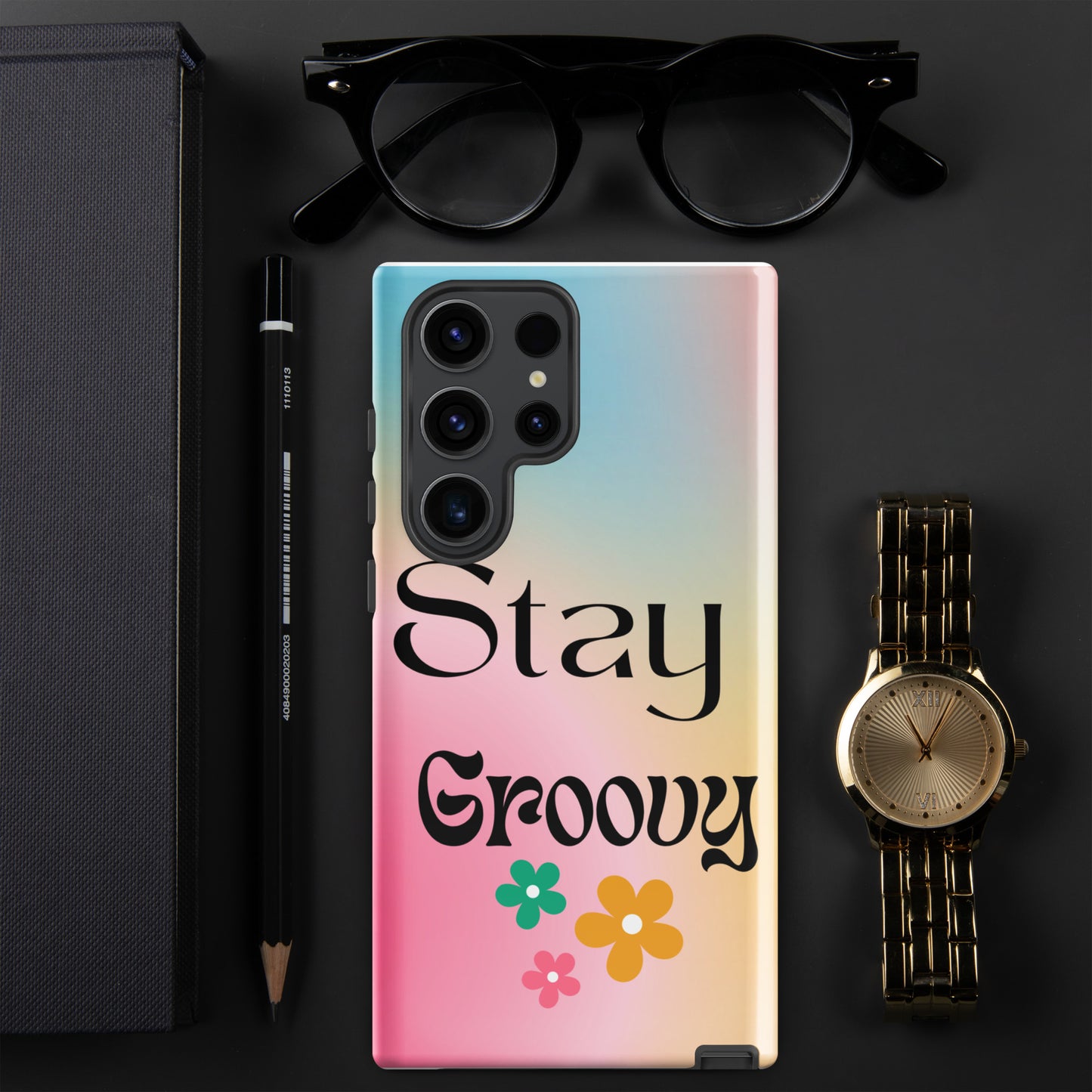 Stay Groovy Tough case for Samsung®