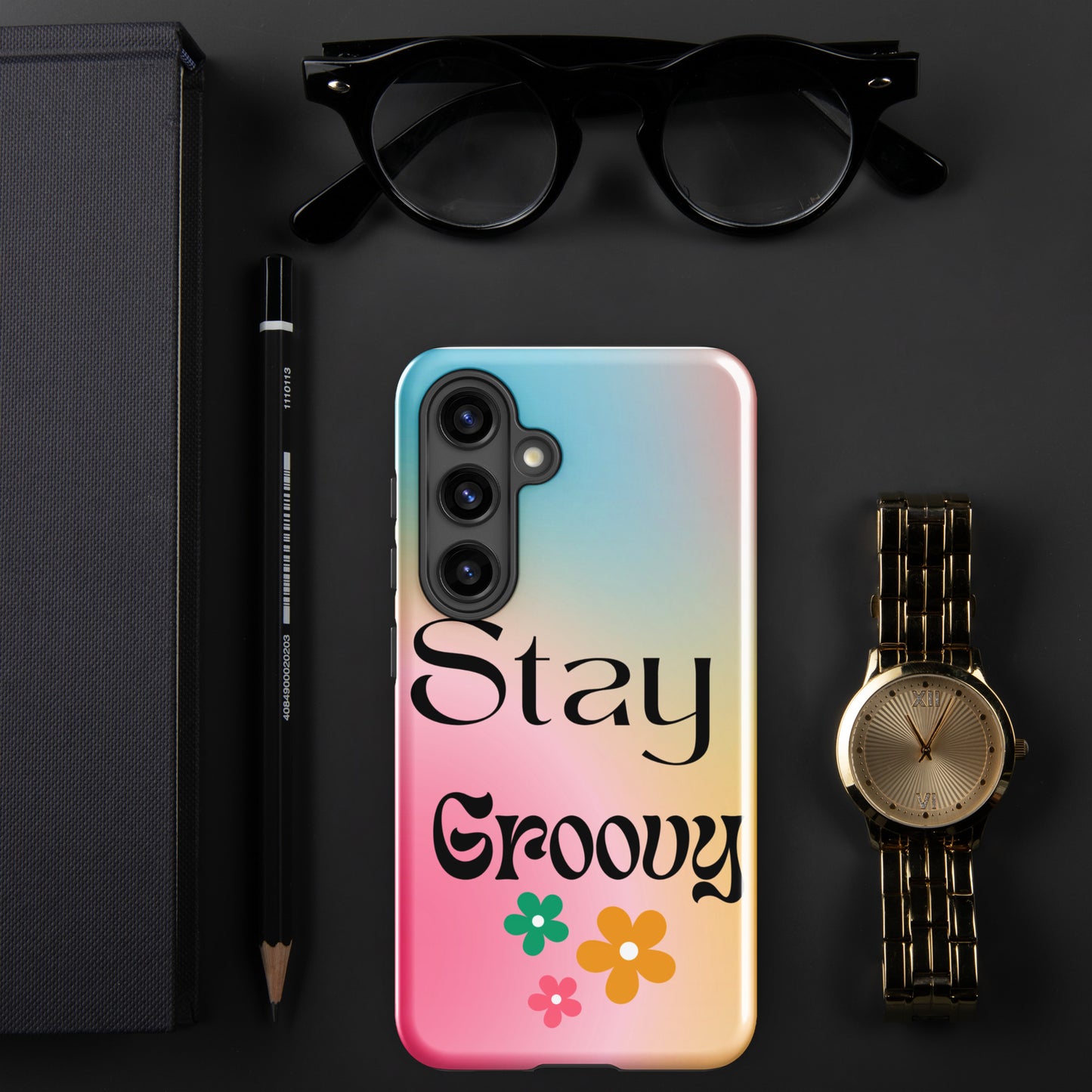 Stay Groovy Tough case for Samsung®