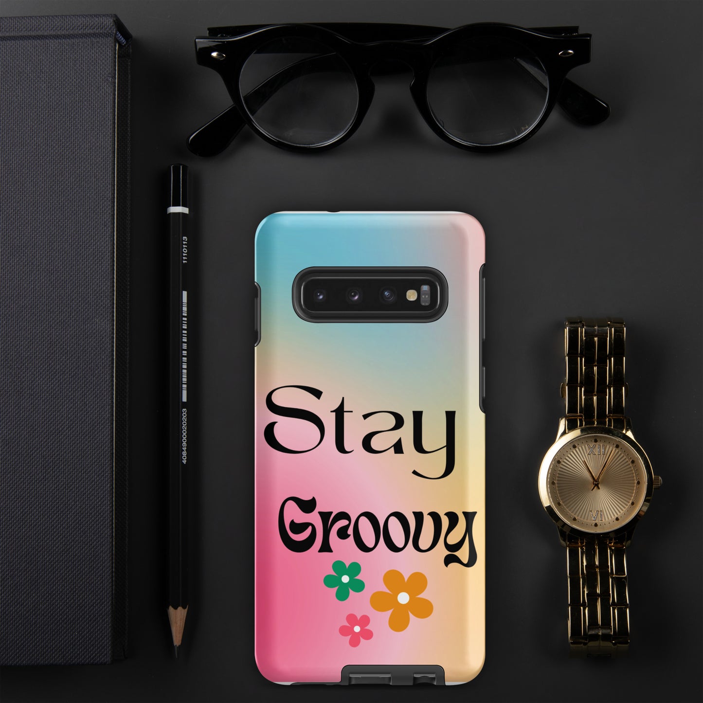 Stay Groovy Tough case for Samsung®