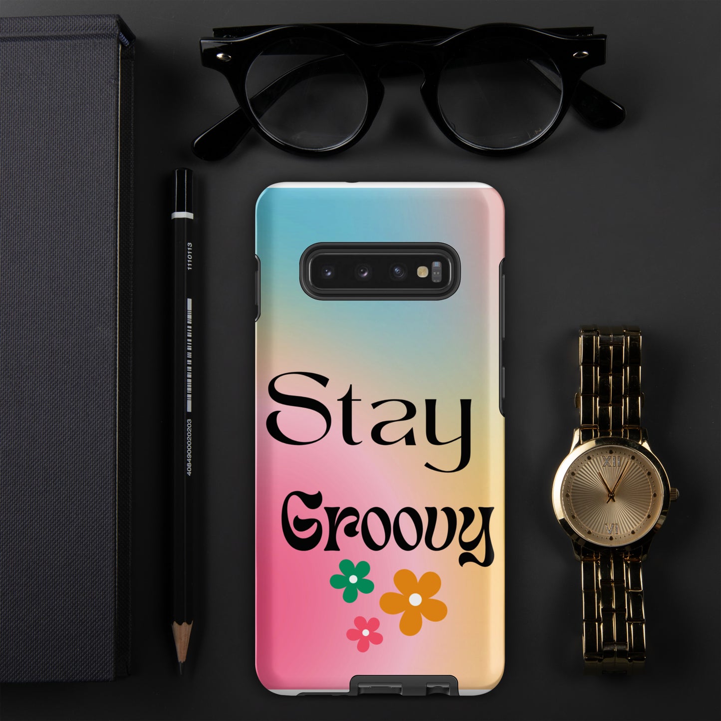 Stay Groovy Tough case for Samsung®