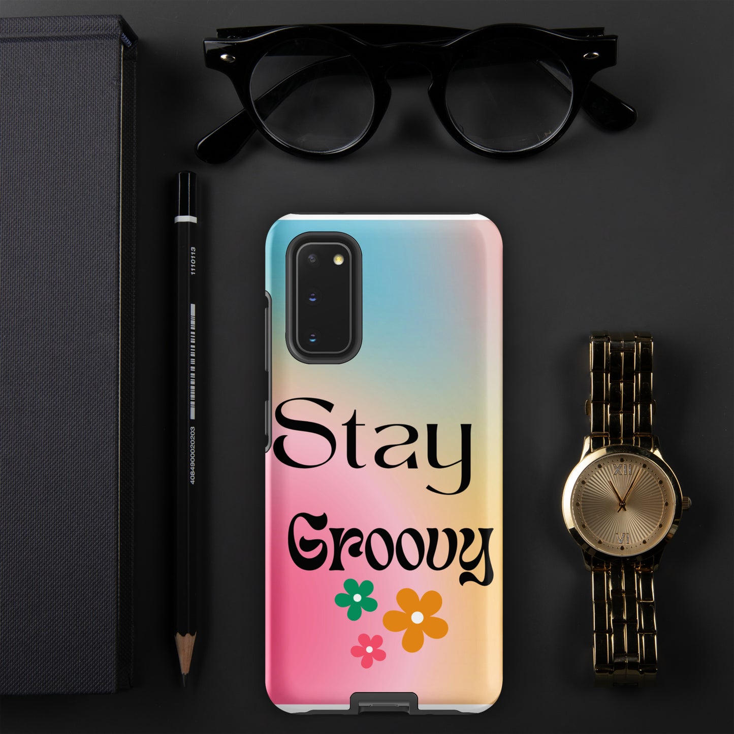 Stay Groovy Tough case for Samsung®