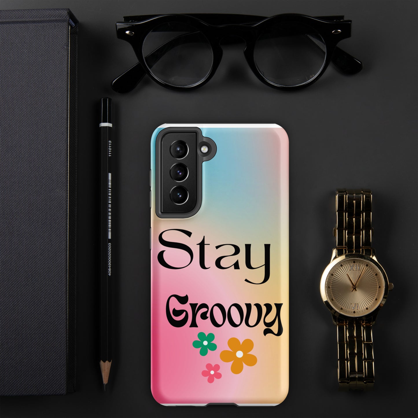Stay Groovy Tough case for Samsung®