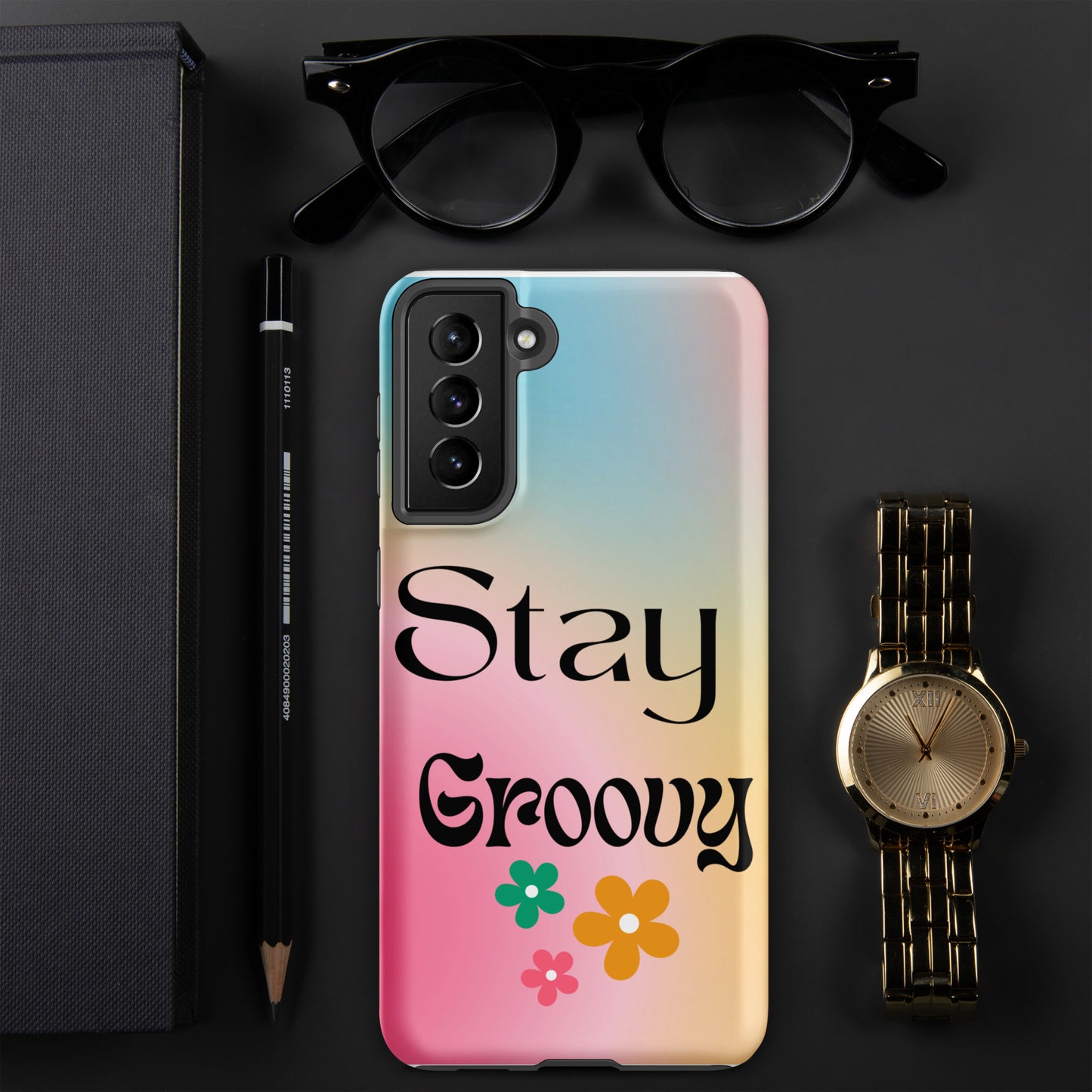 Stay Groovy Tough case for Samsung®