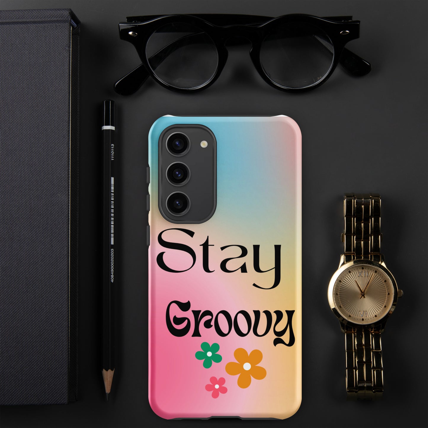 Stay Groovy Tough case for Samsung®