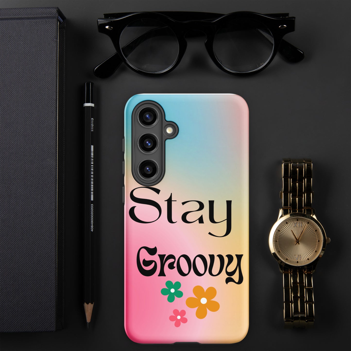 Stay Groovy Tough case for Samsung®