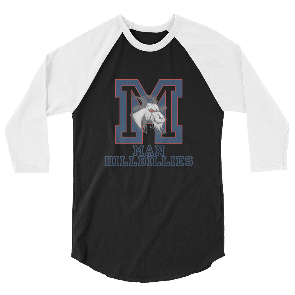 Man 3/4 sleeve raglan shirt