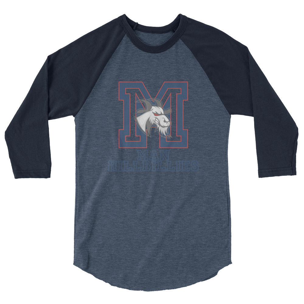 Man 3/4 sleeve raglan shirt