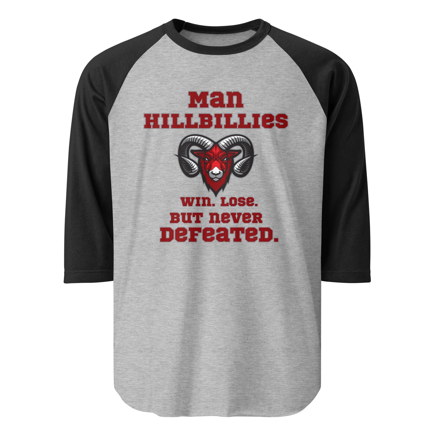 Man High 3/4 sleeve raglan shirt
