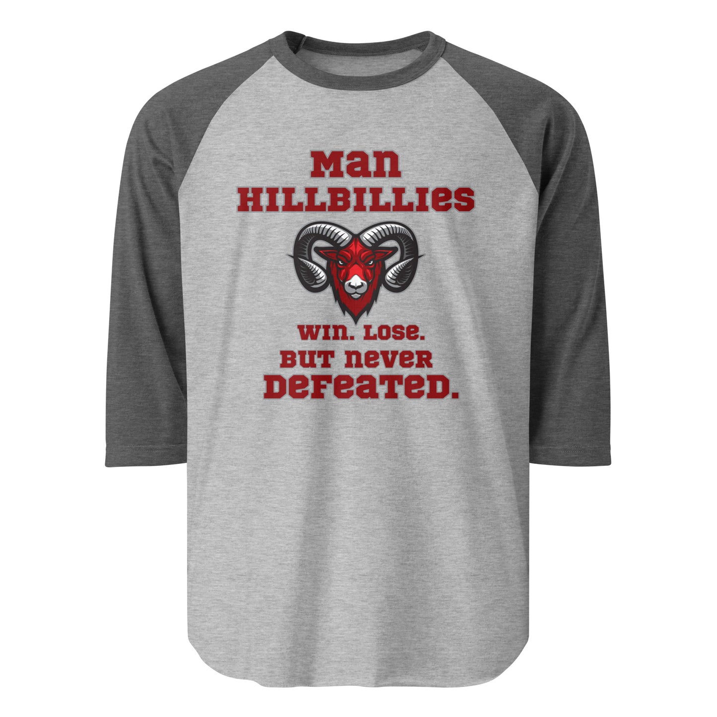 Man High 3/4 sleeve raglan shirt