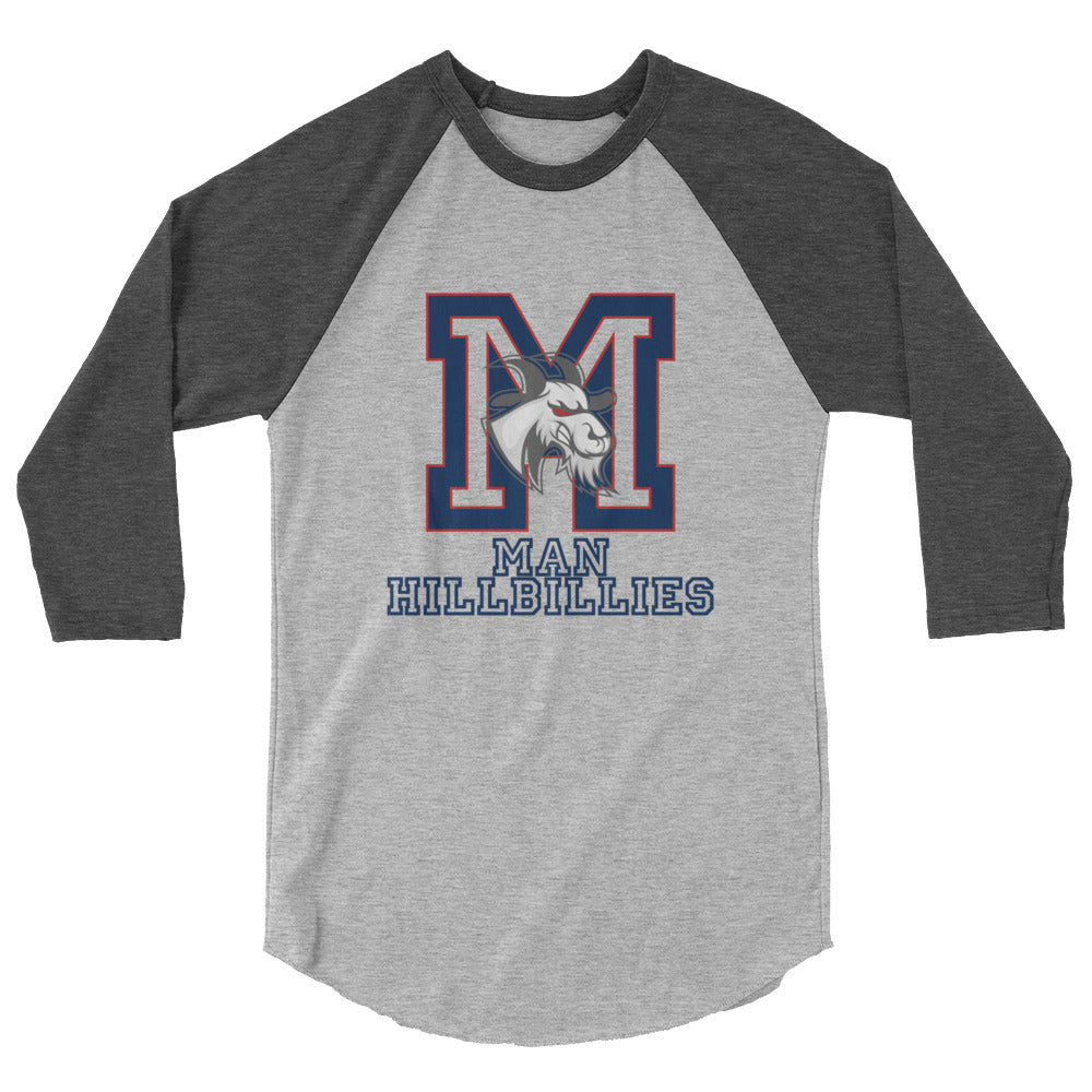 Man 3/4 sleeve raglan shirt
