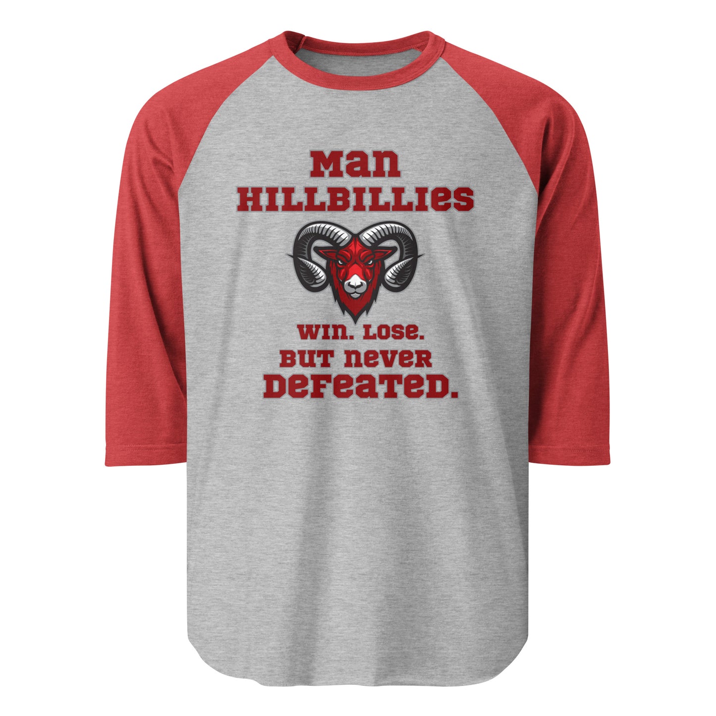 Man High 3/4 sleeve raglan shirt