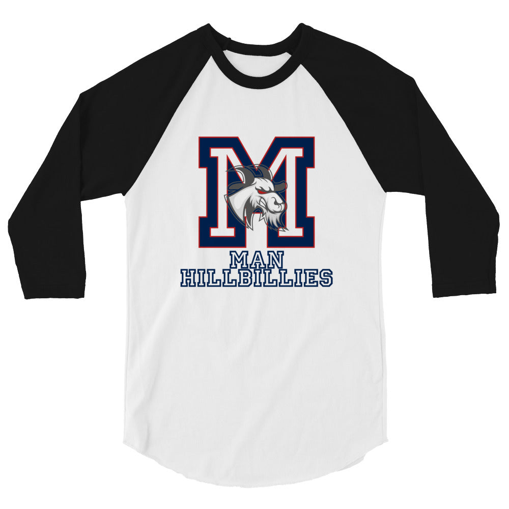 Man 3/4 sleeve raglan shirt