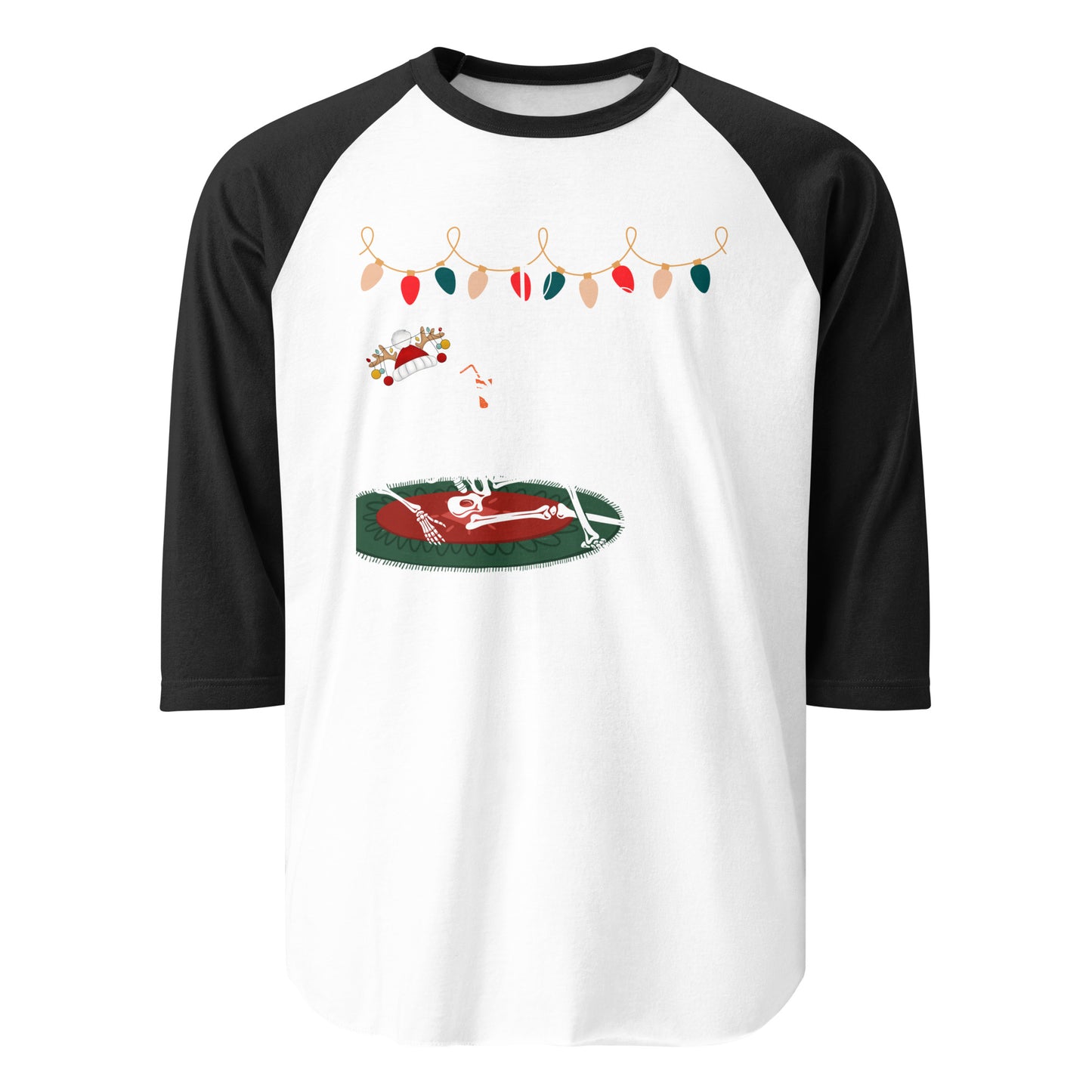 Petty list 3/4 sleeve raglan shirt