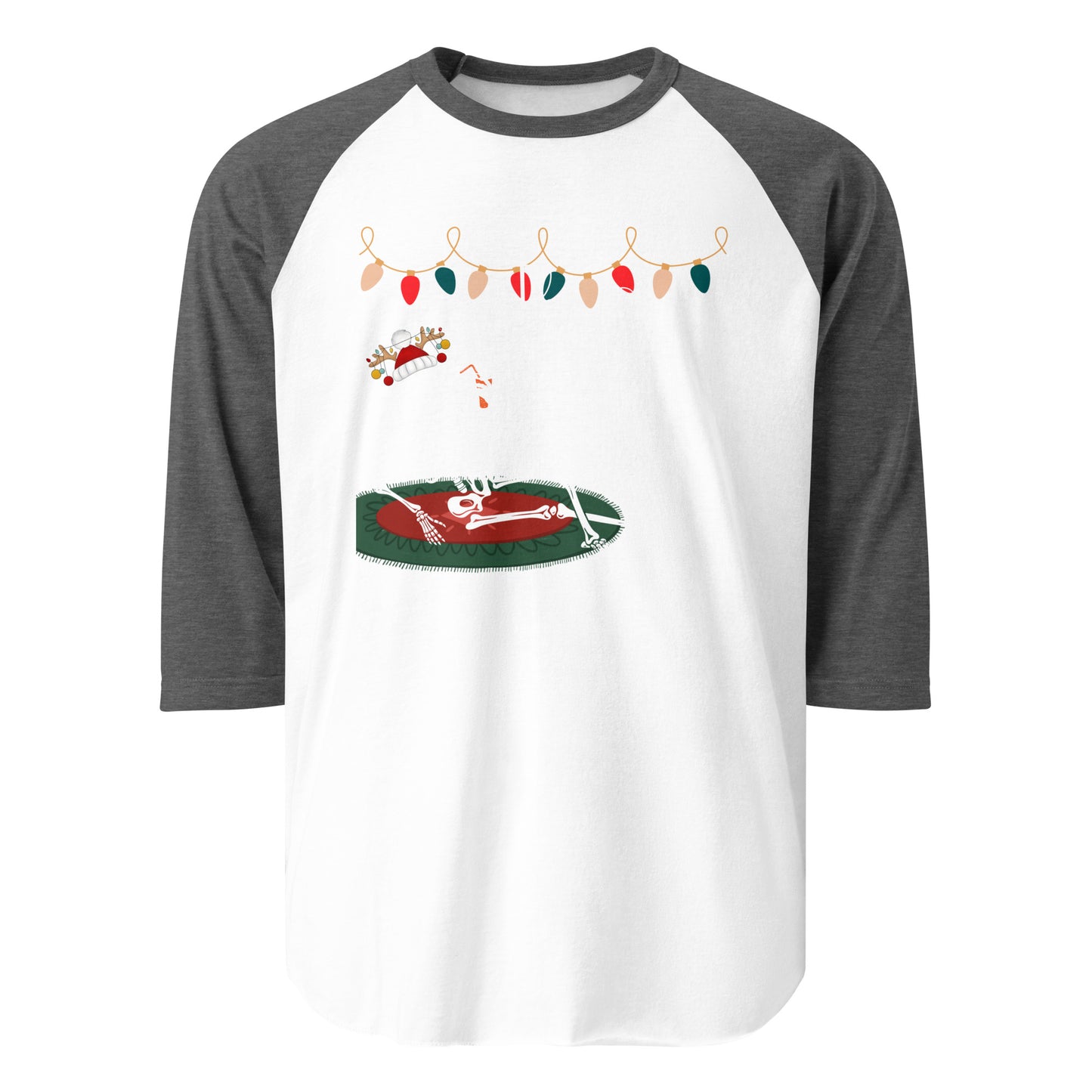 Petty list 3/4 sleeve raglan shirt