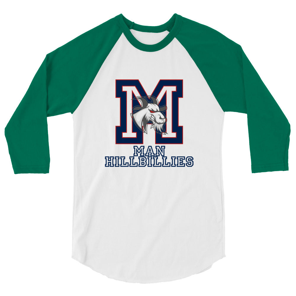 Man 3/4 sleeve raglan shirt