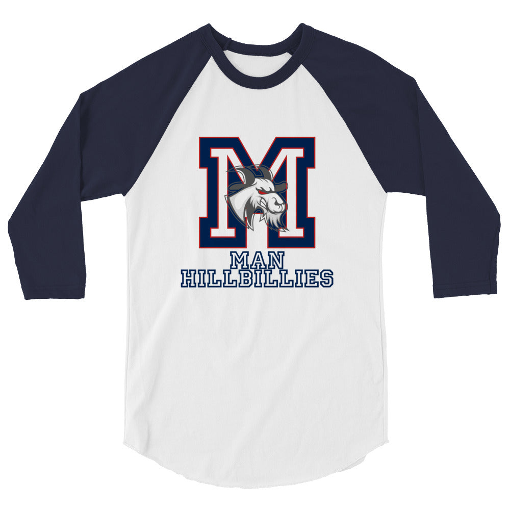 Man 3/4 sleeve raglan shirt