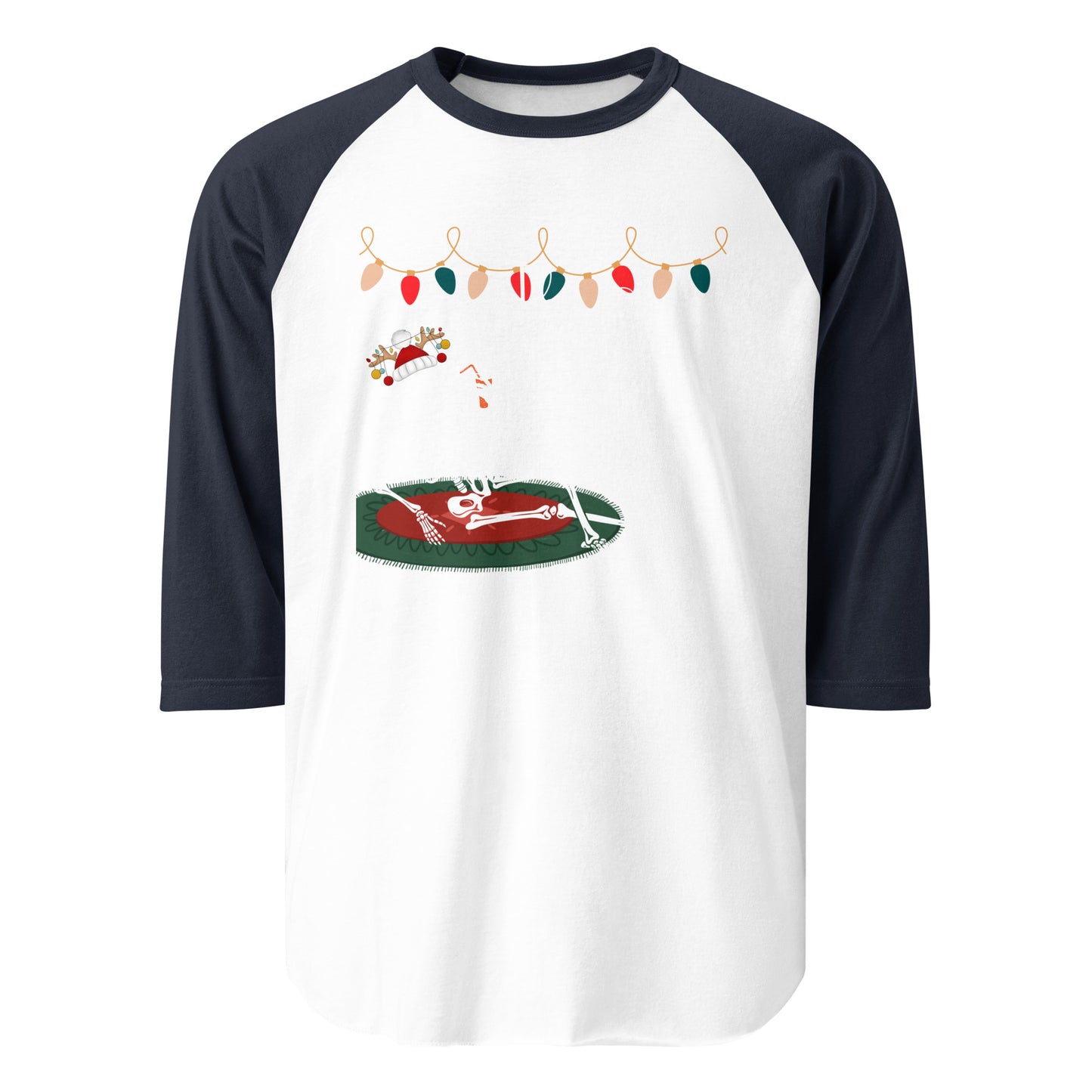 Petty list 3/4 sleeve raglan shirt