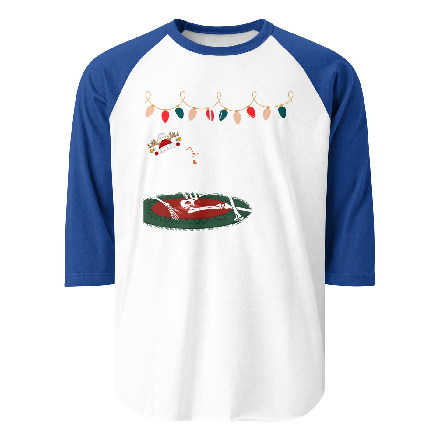Petty list 3/4 sleeve raglan shirt
