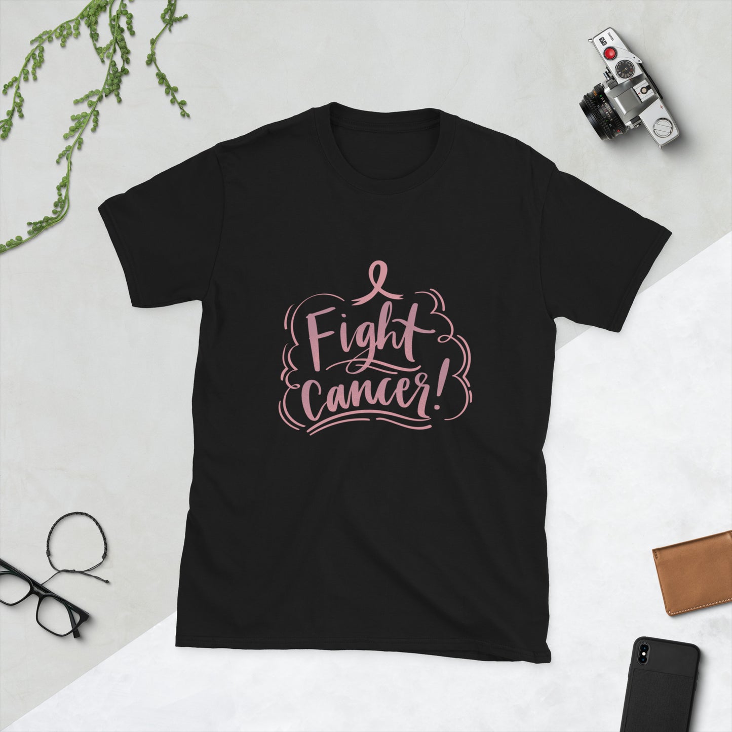 Fight cancer Short-Sleeve Unisex T-Shirt