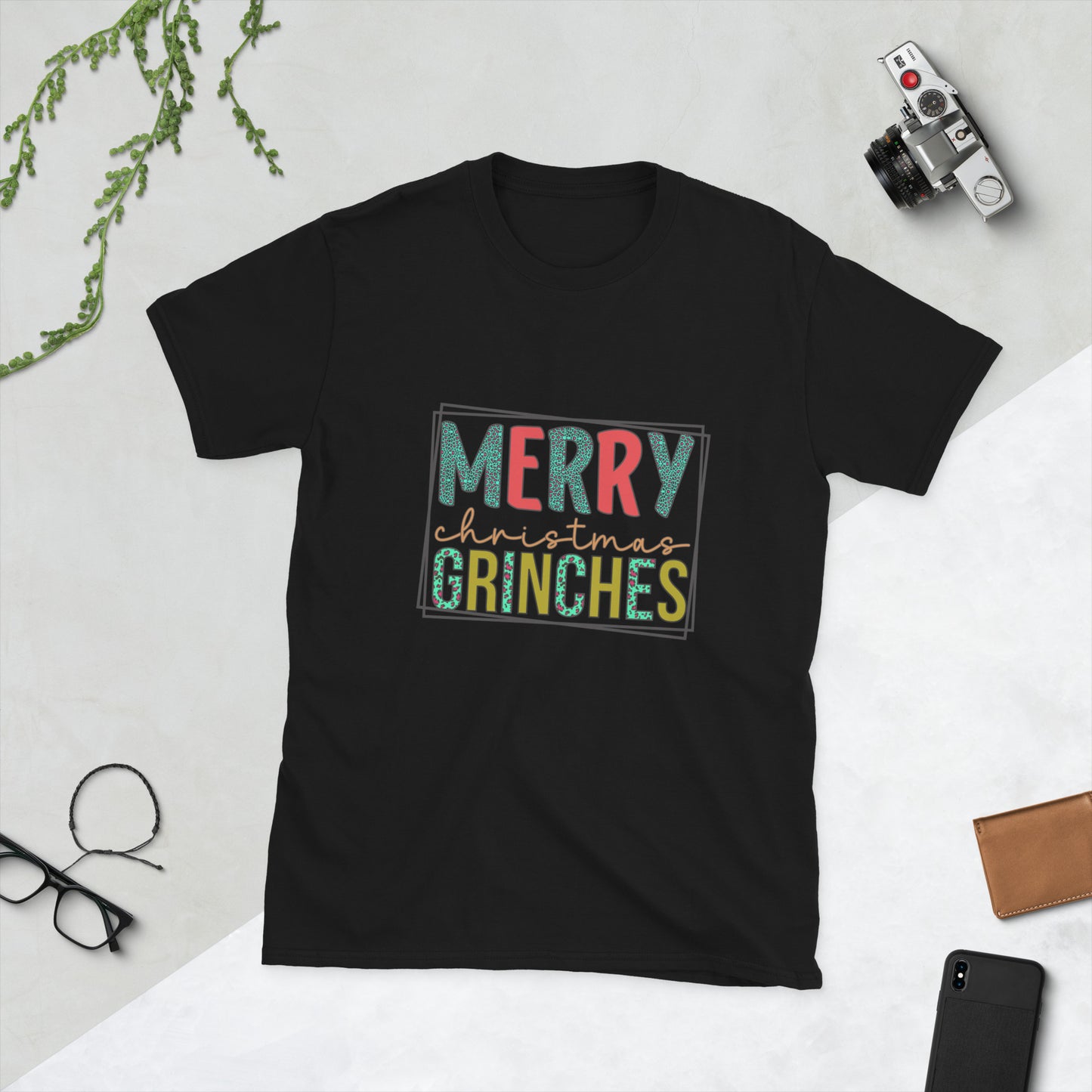 Merry Christmas grinches Short-Sleeve Unisex T-Shirt