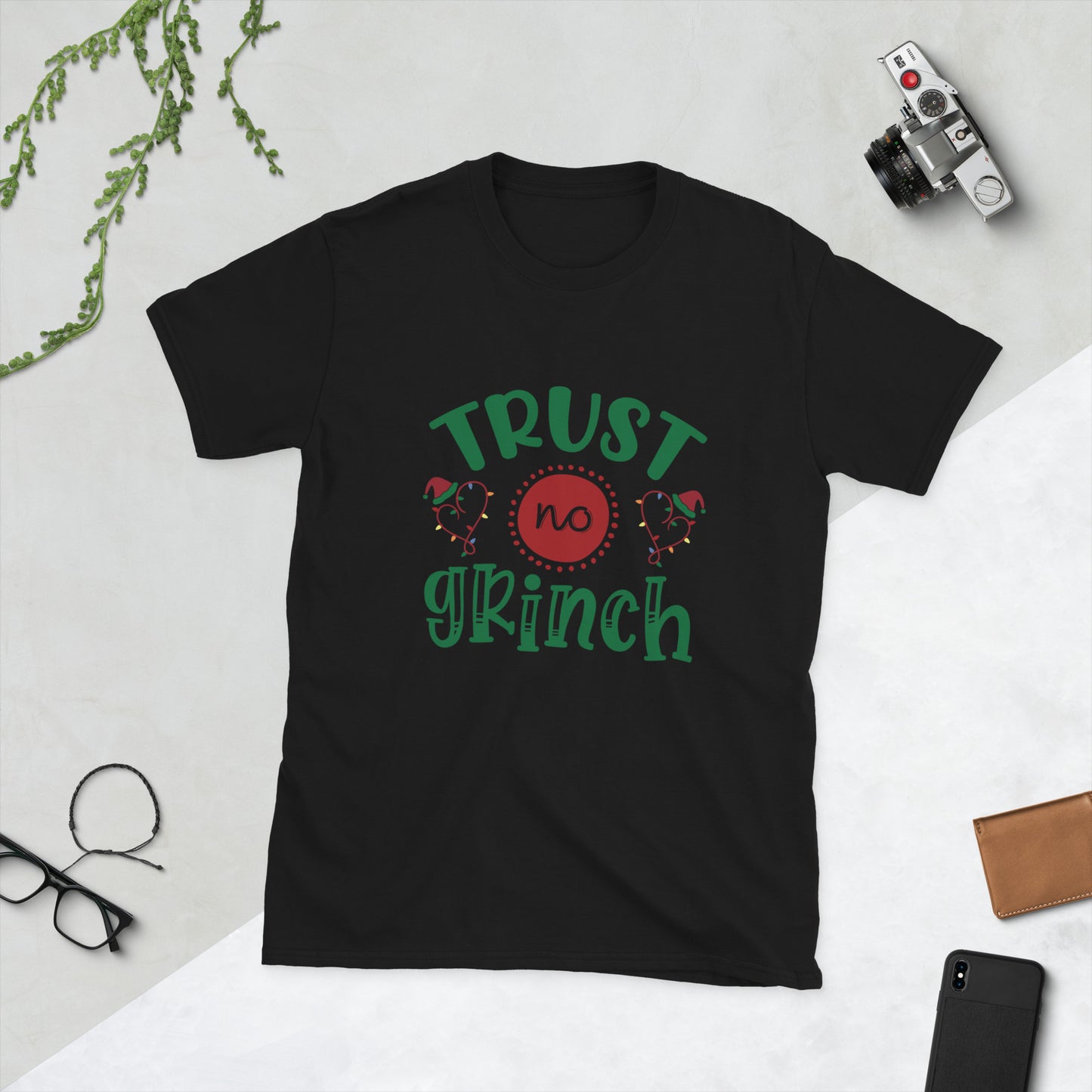 Trust no grinch Short-Sleeve Unisex T-Shirt
