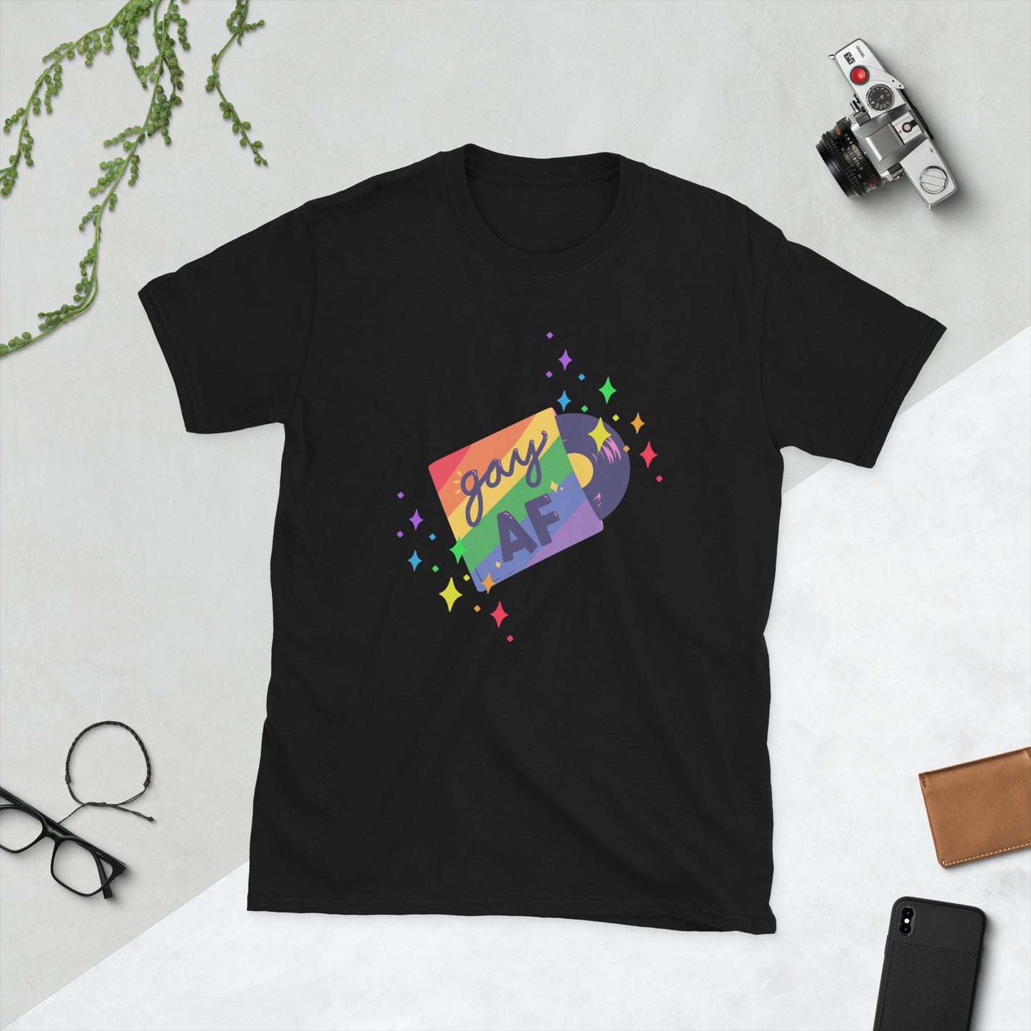 Gay AF Short-Sleeve Unisex T-Shirt
