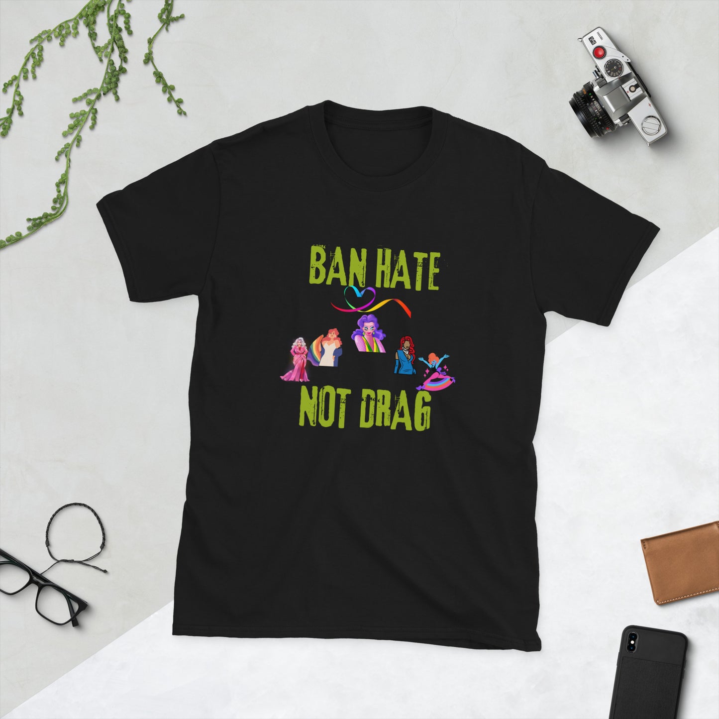 Ban hate Short-Sleeve Unisex T-Shirt
