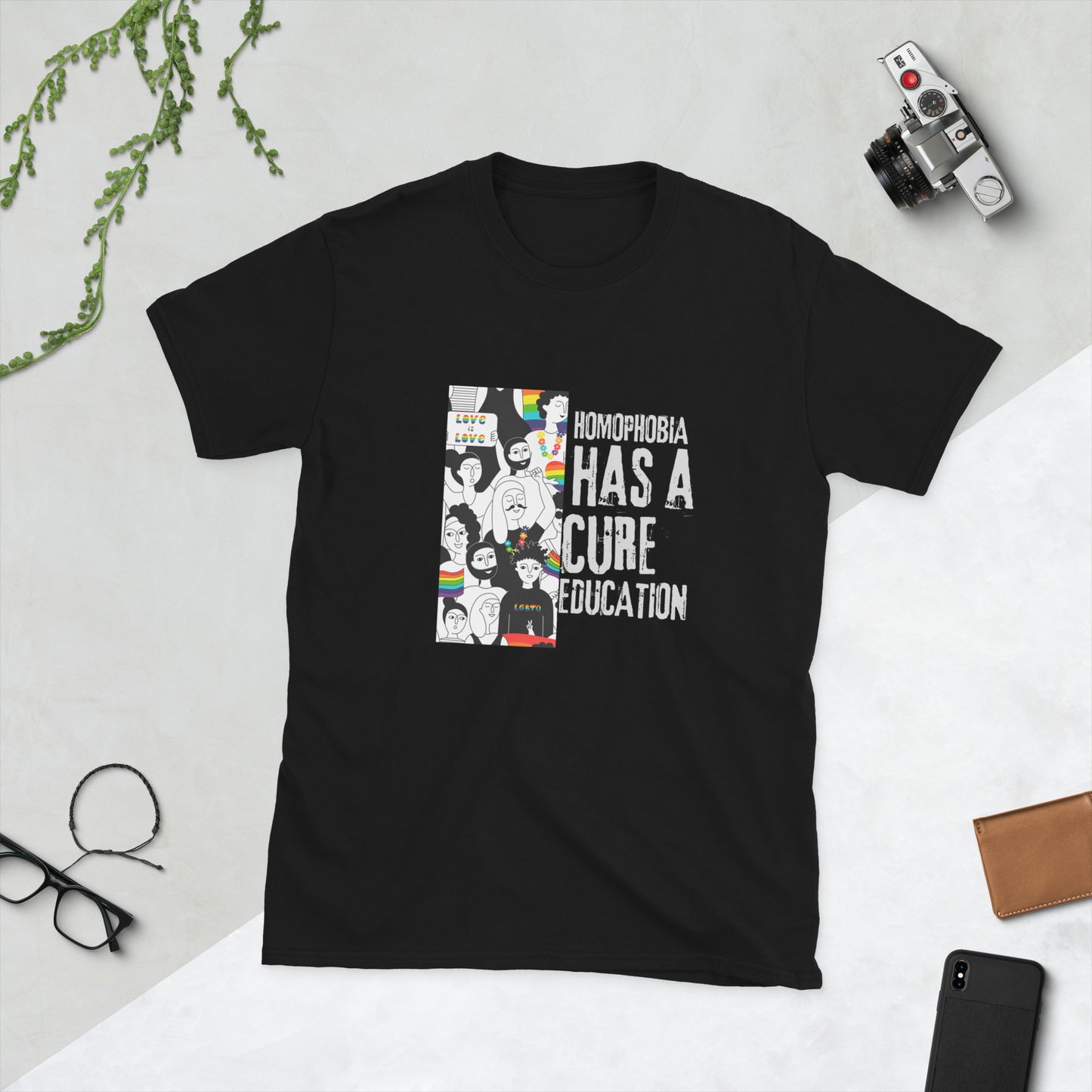 Homophobia has a cure Short-Sleeve Unisex T-Shirt