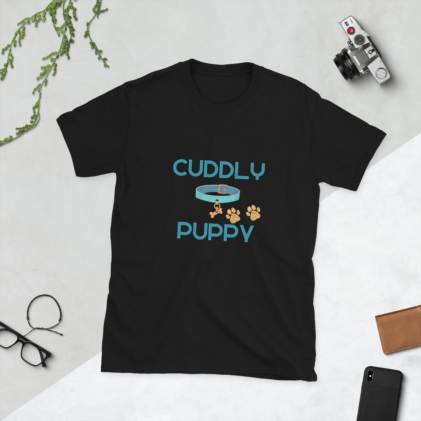 Cuddly puppy Short-Sleeve Unisex T-Shirt