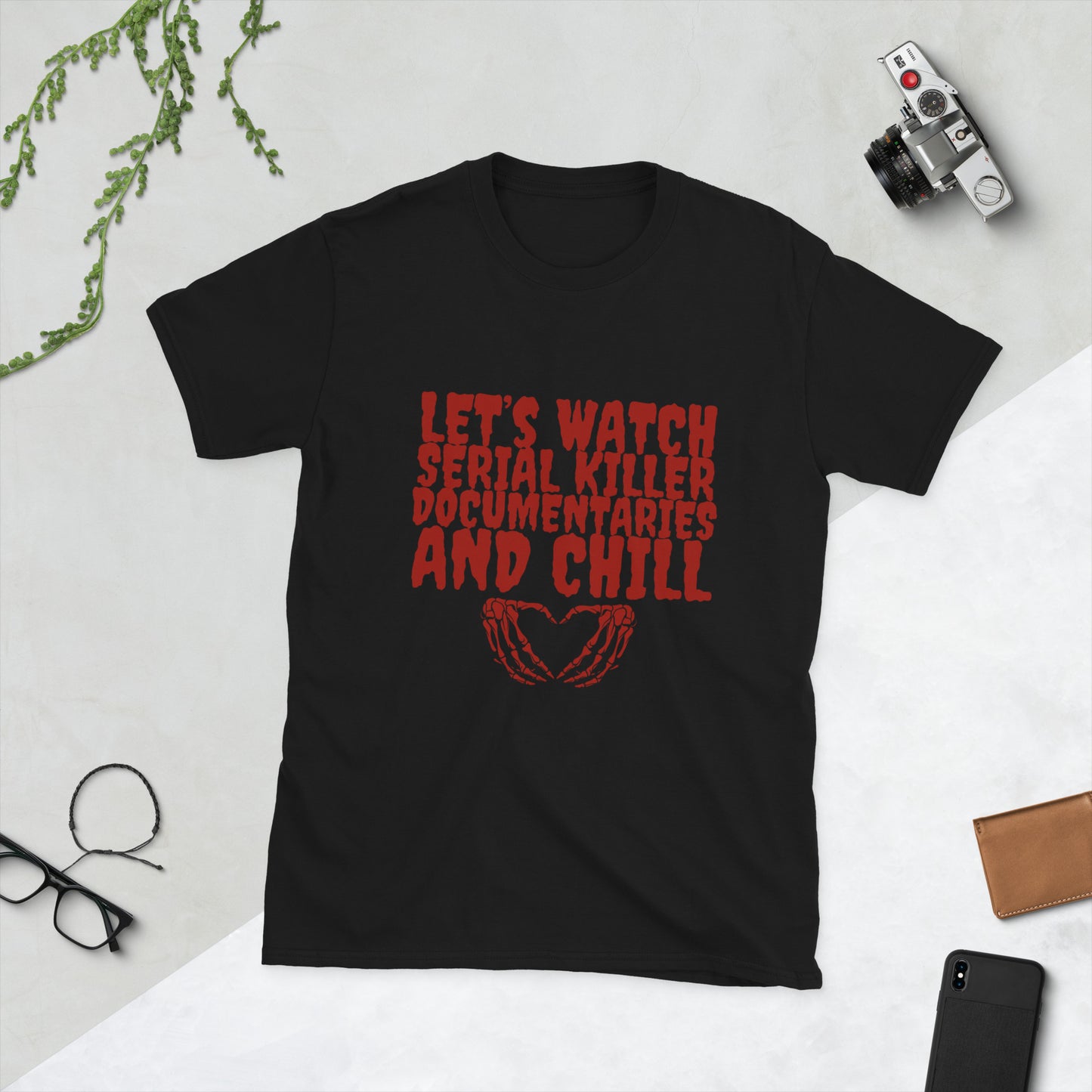 Let’s watch serial killer documentary shirt Short-Sleeve Unisex T-Shirt