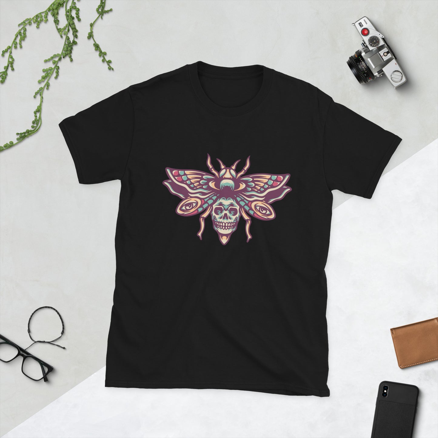Skeleton insect Short-Sleeve Unisex T-Shirt